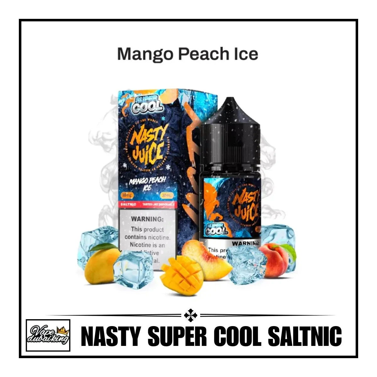 Nasty Super Cool 35mg Salt Nicotine E-Liquid, MTL Pods