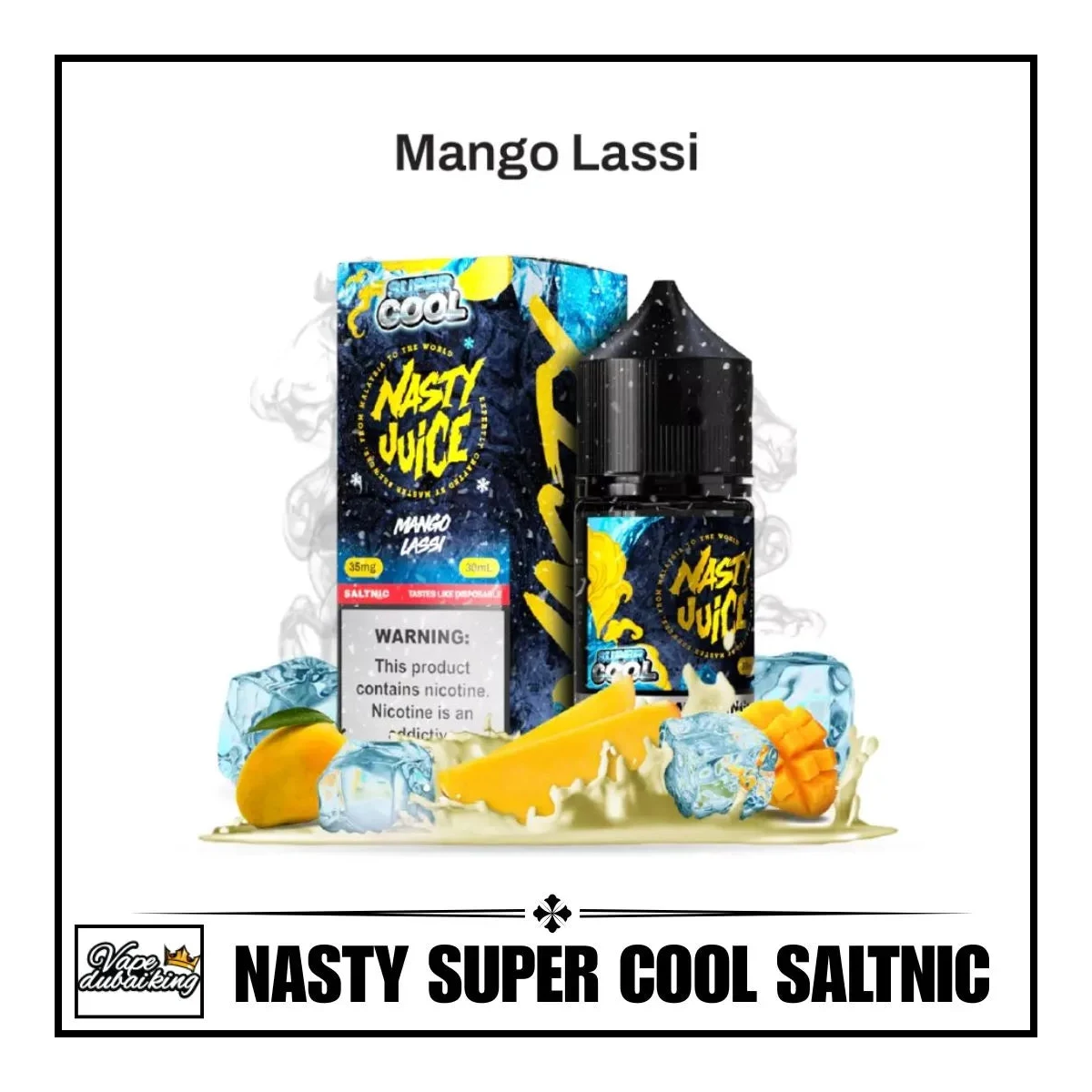 Nasty Super Cool 35mg Salt Nicotine E-Liquid, MTL Pods
