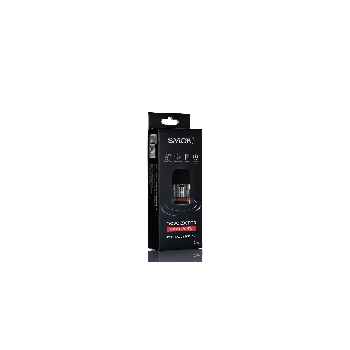 SMOK Novo 2X Replacement Pods โ 2ml Mesh 3-Pack