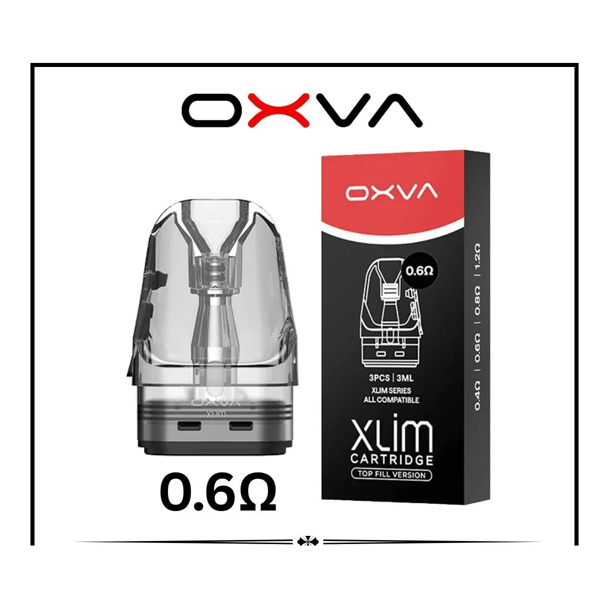 OXVA Xlim Pod Cartridges 2ml/3ml – 3-Pack Replacement Pods