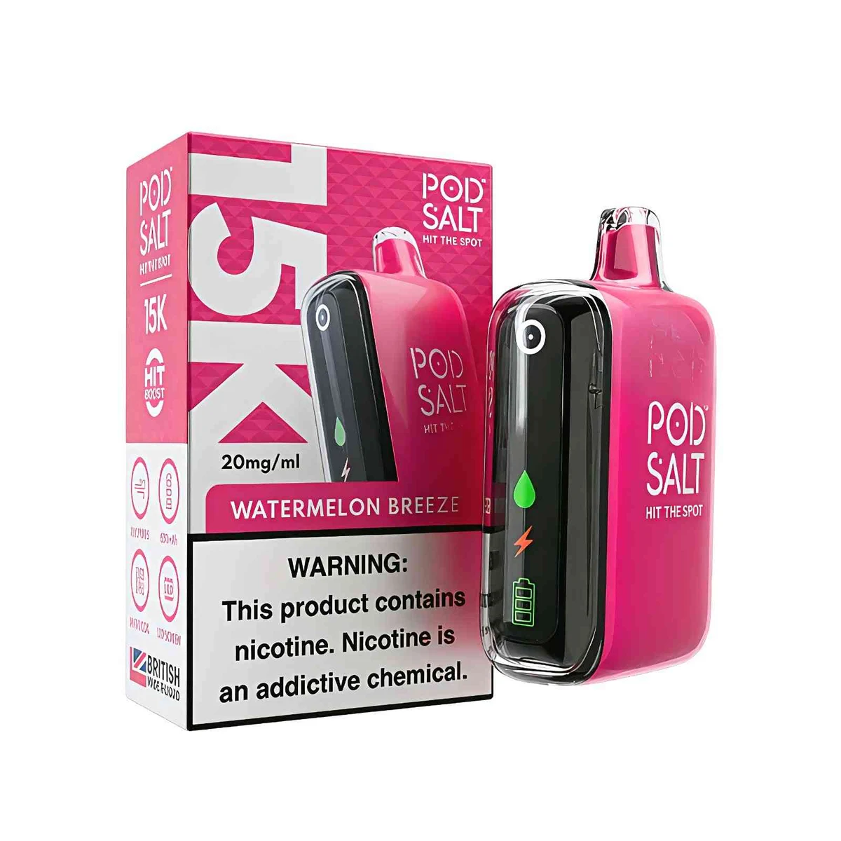 Pod Salt 15000 Puffs Disposable Vape - 20mg Nic Salt