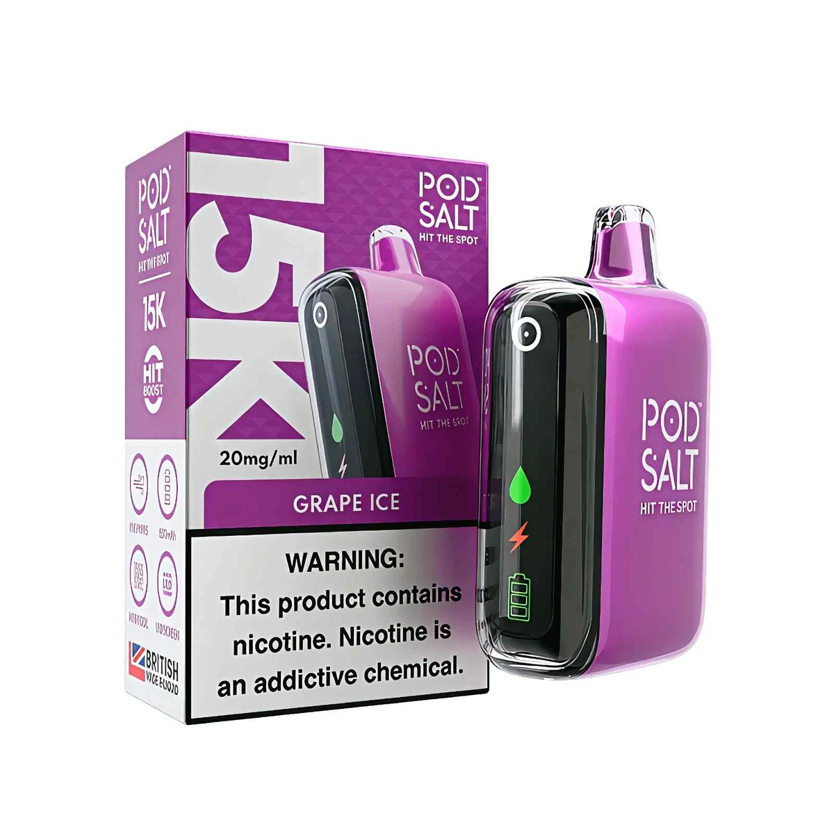 Pod Salt 15000 Puffs Disposable Vape - 20mg Nic Salt