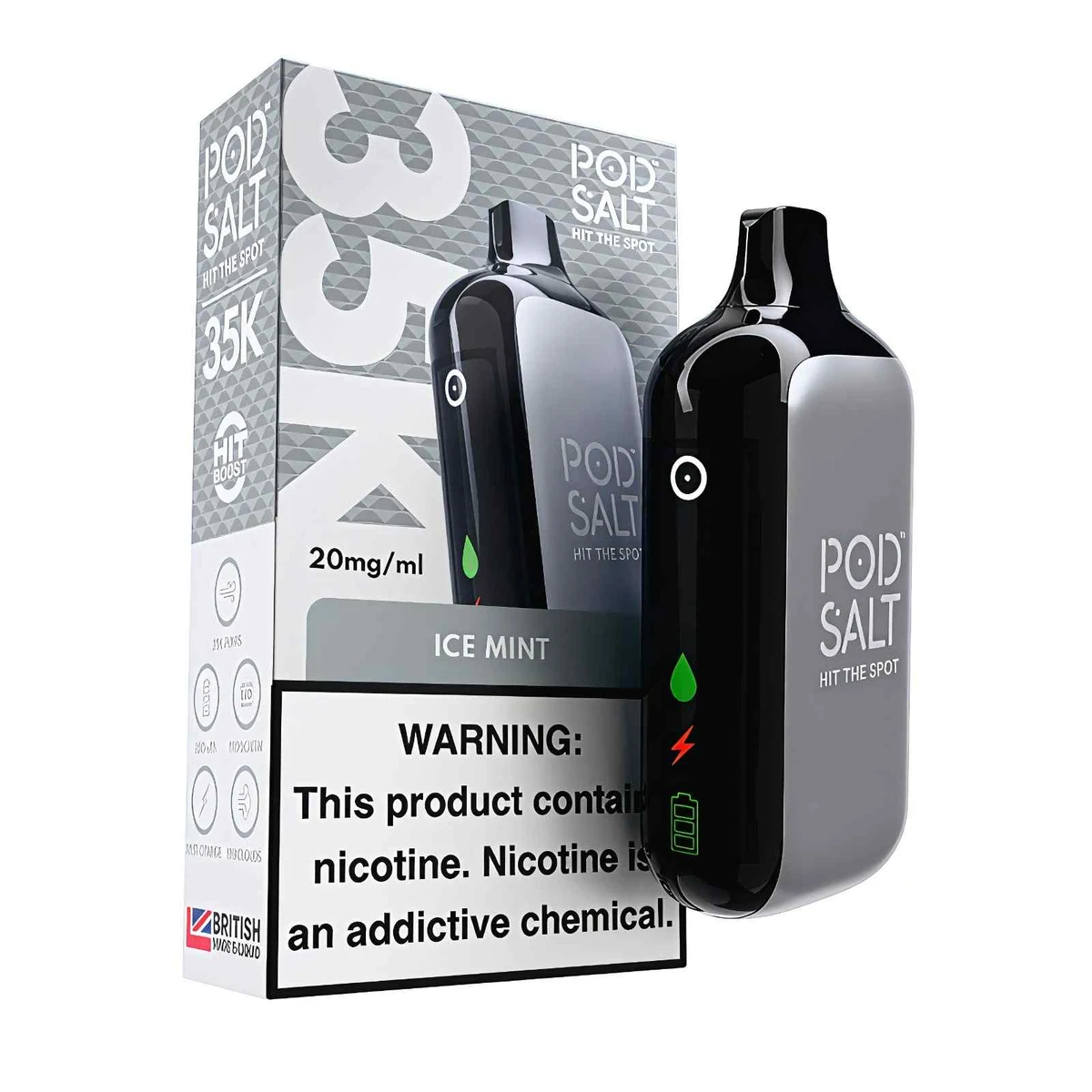 Pod Salt 35000 Puffs 20mg Disposable Vape 850mAh