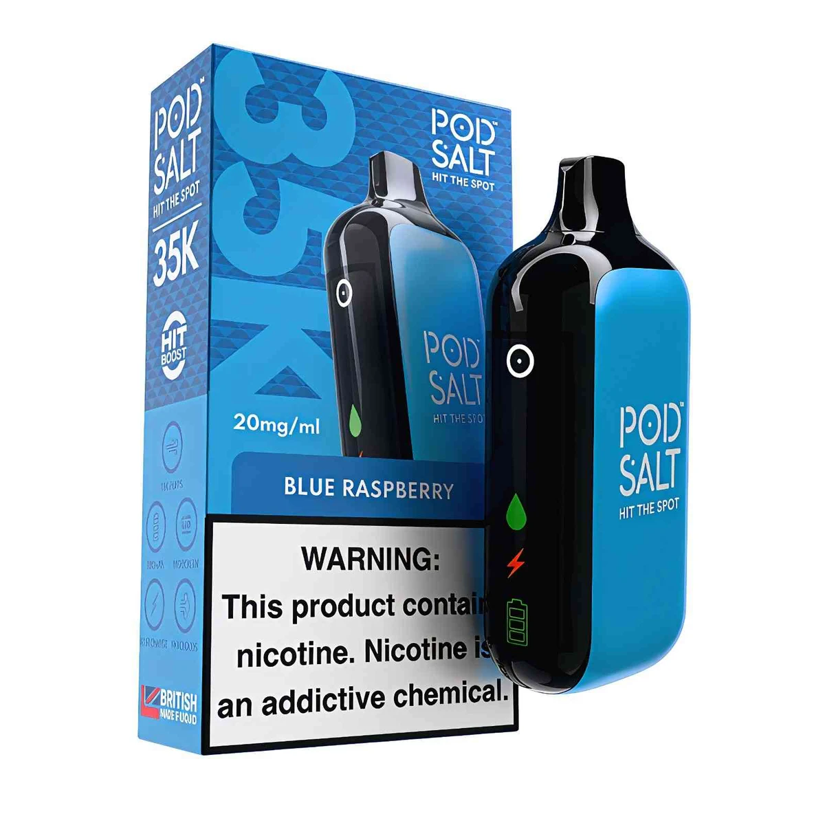 Pod Salt 35000 Puffs 20mg Disposable Vape 850mAh