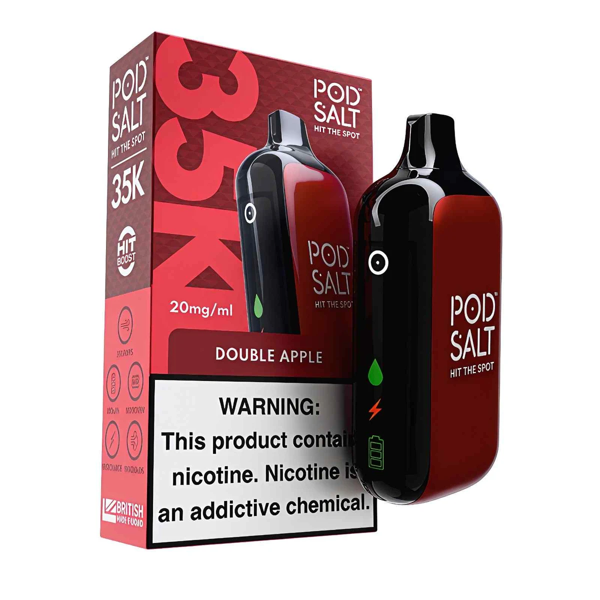Pod Salt 35000 Puffs 20mg Disposable Vape 850mAh