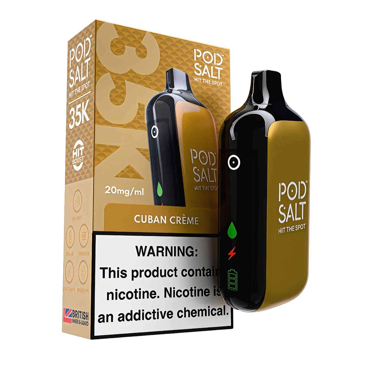 Pod Salt 35000 Puffs 20mg Disposable Vape 850mAh
