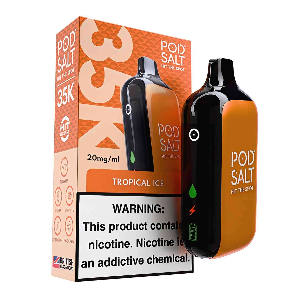Pod Salt 35000 Puffs 20mg Disposable Vape 850mAh