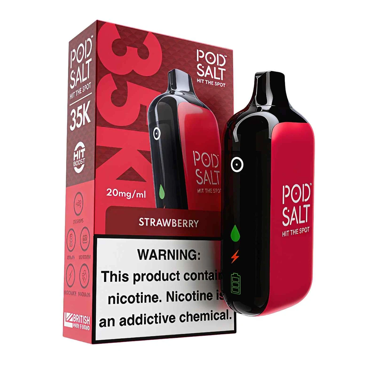Pod Salt 35000 Puffs 20mg Disposable Vape 850mAh