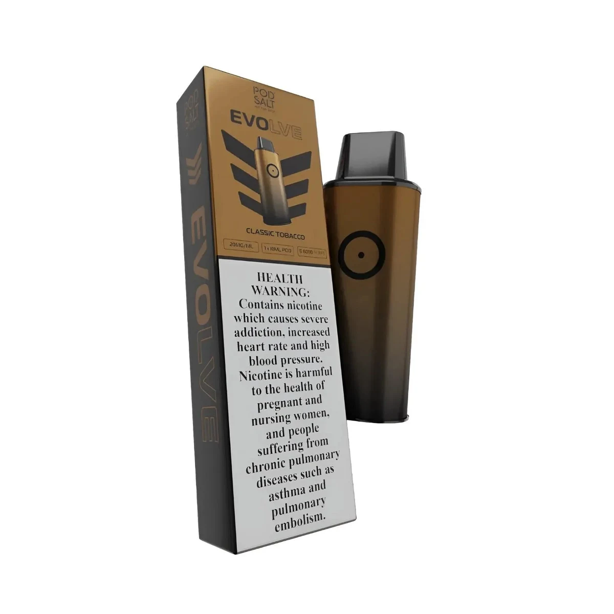 Pod Salt Evolve Pod System 650mAh 6000-Puff Device
