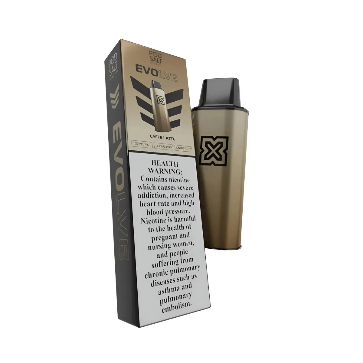 Pod Salt Evolve Pod System 650mAh 6000-Puff Device