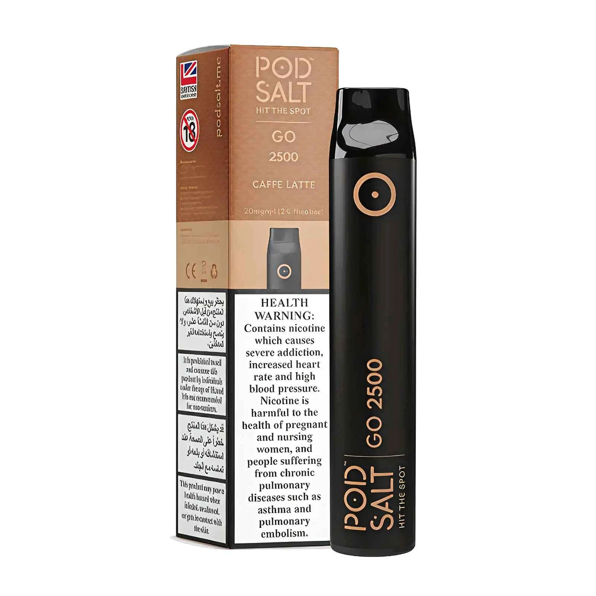 Pod Salt Go 2500 Puffs 1100mAh Disposable Vape