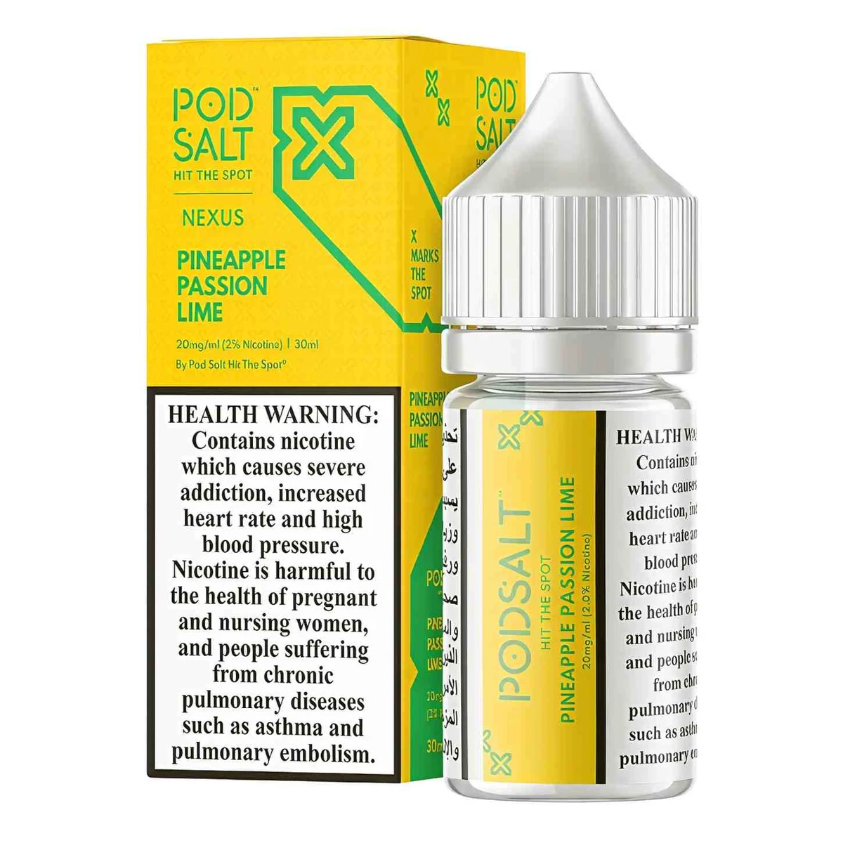 Pod Salt Nexus 20mg Salt Nic E-Liquid 30ml UK Made