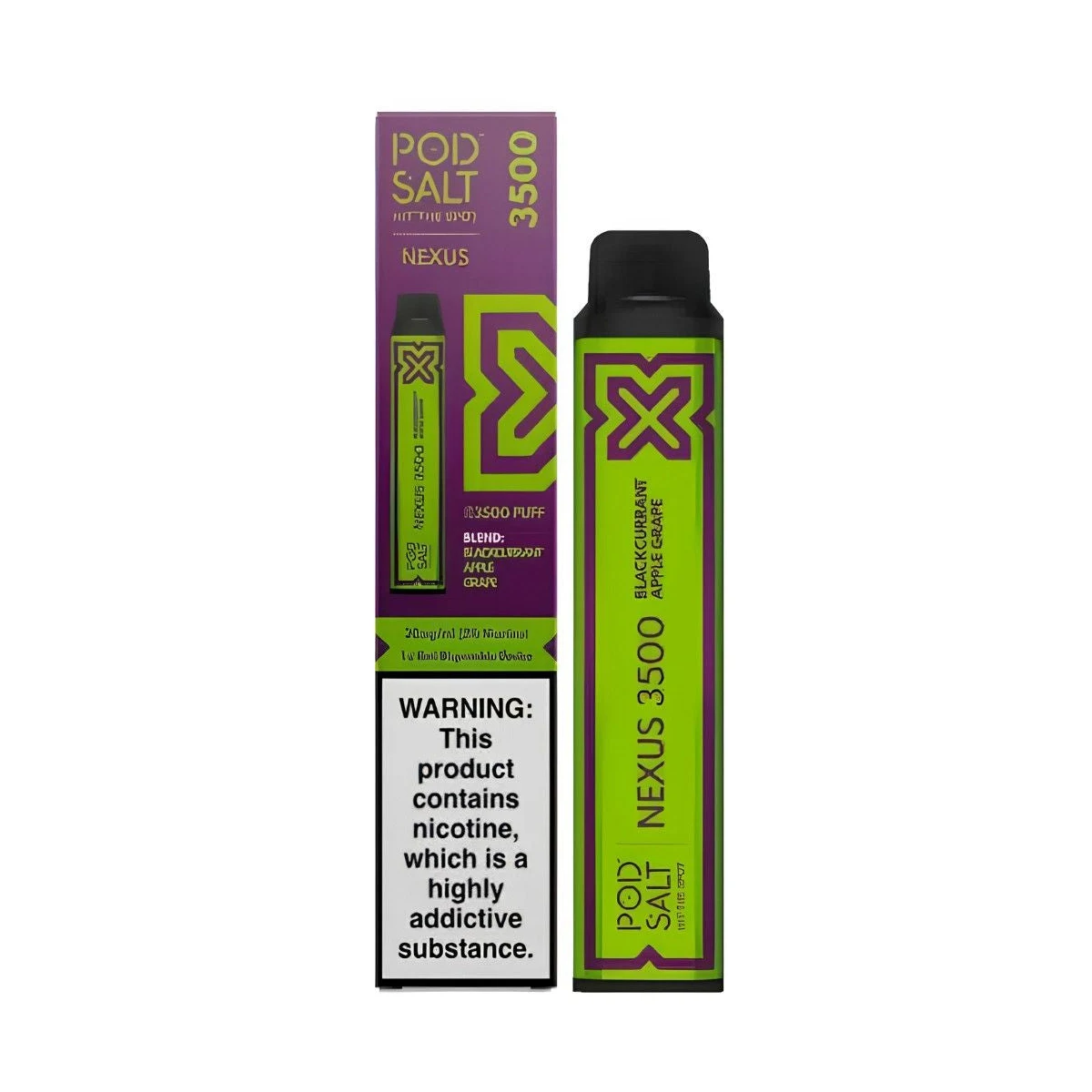 Pod Salt Nexus 3500 Puffs Disposable Vape 1350mAh