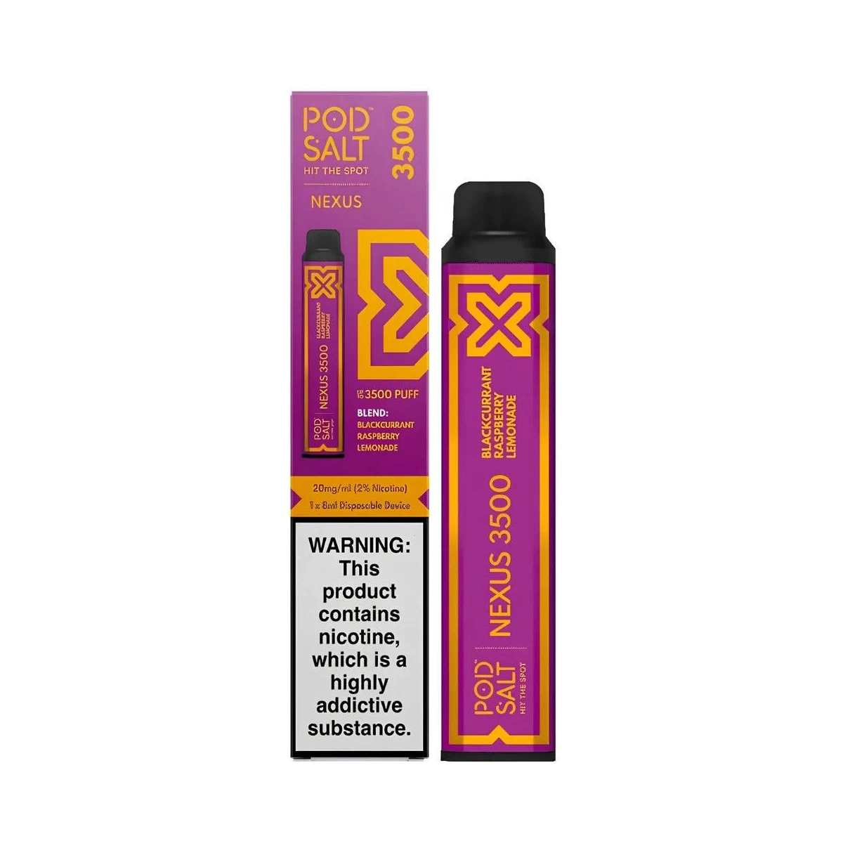 Pod Salt Nexus 3500 Puffs Disposable Vape 1350mAh