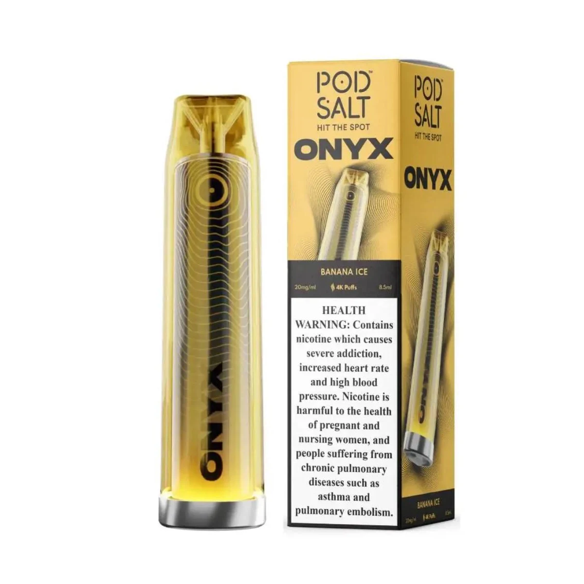 Pod Salt Onyx 4000 Puffs Disposable Vape – 20mg Salt Nic
