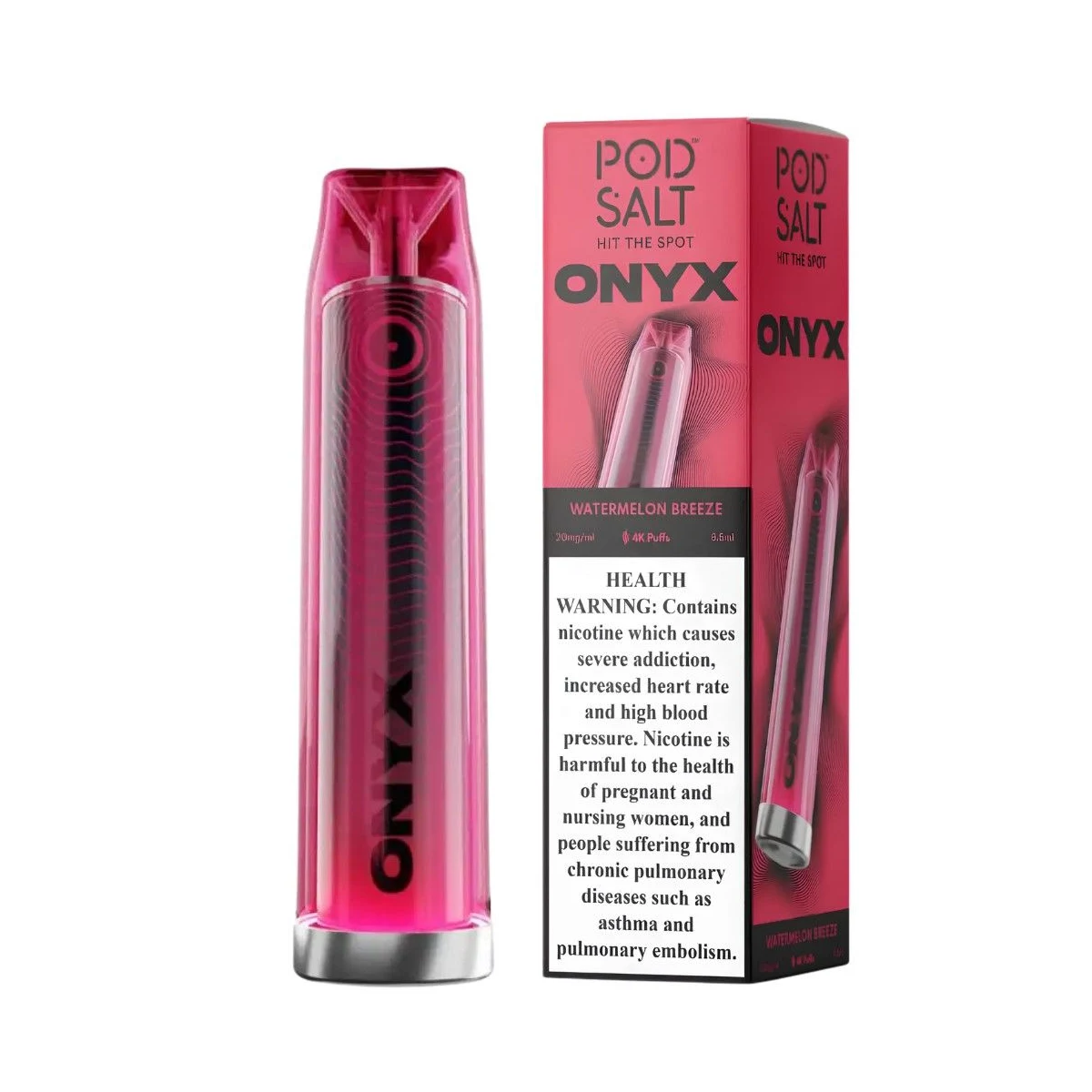Pod Salt Onyx 4000 Puffs Disposable Vape – 20mg Salt Nic