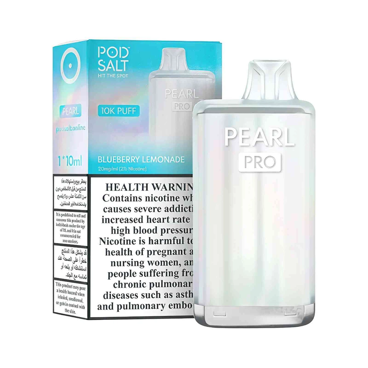 Pod Salt Pearl Pro 10000 Puffs Disposable Vape