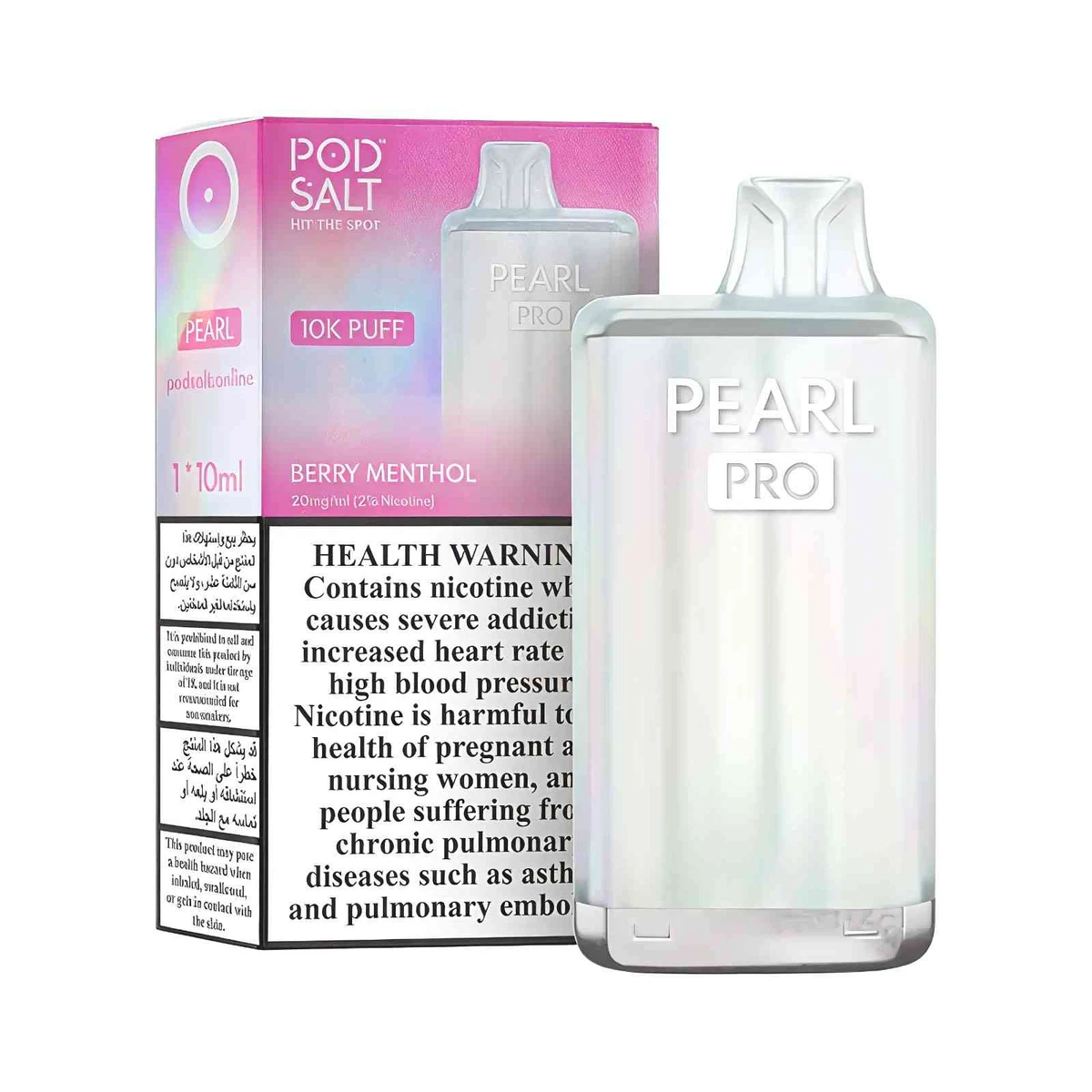 Pod Salt Pearl Pro 10000 Puffs Disposable Vape