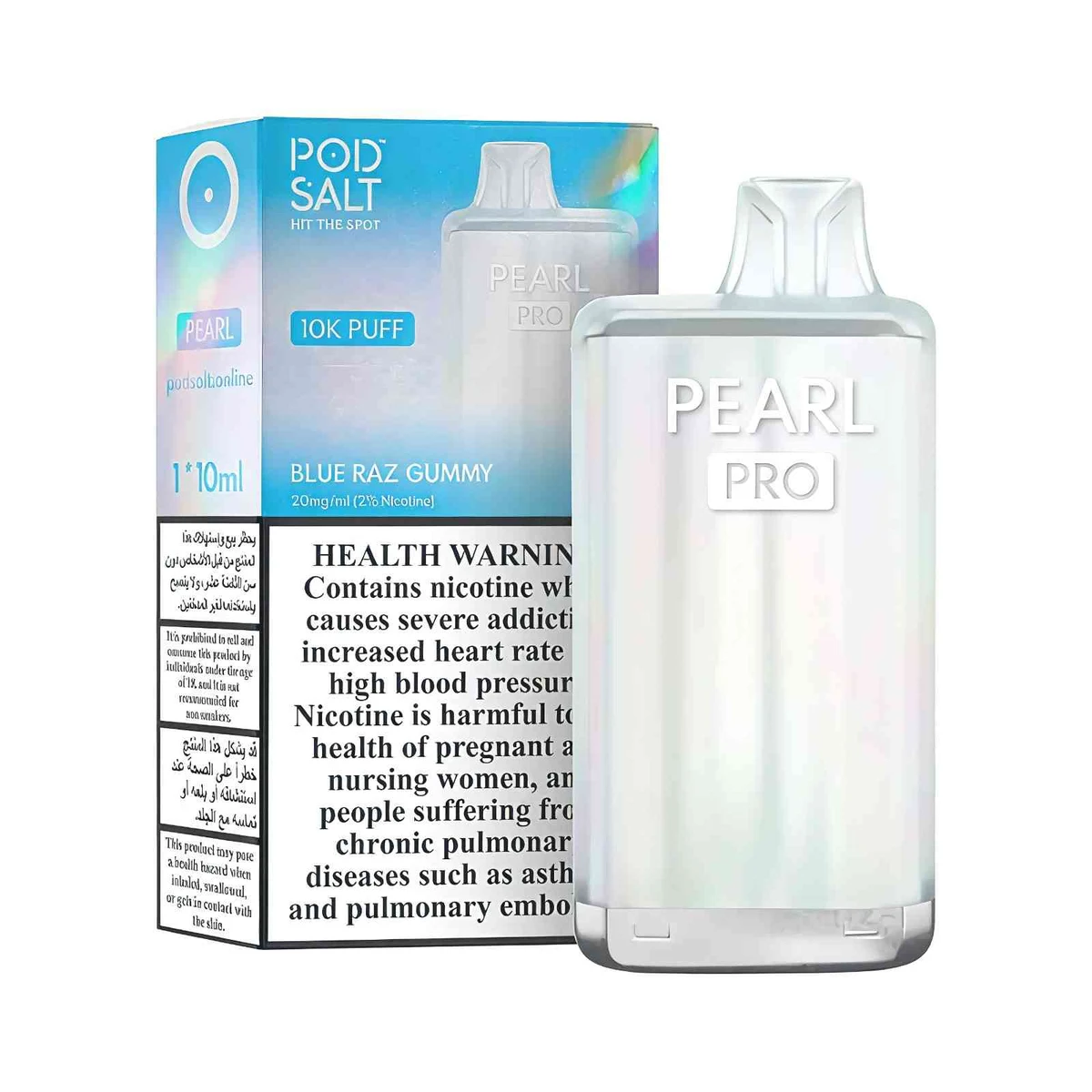 Pod Salt Pearl Pro 10000 Puffs Disposable Vape