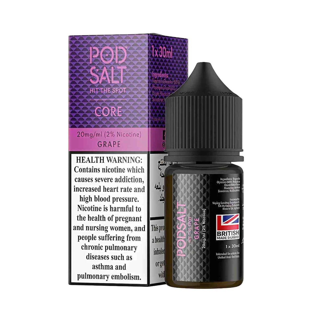 Pod Salt Core Nic Salt E-Liquid 20mg – British Vape Juice
