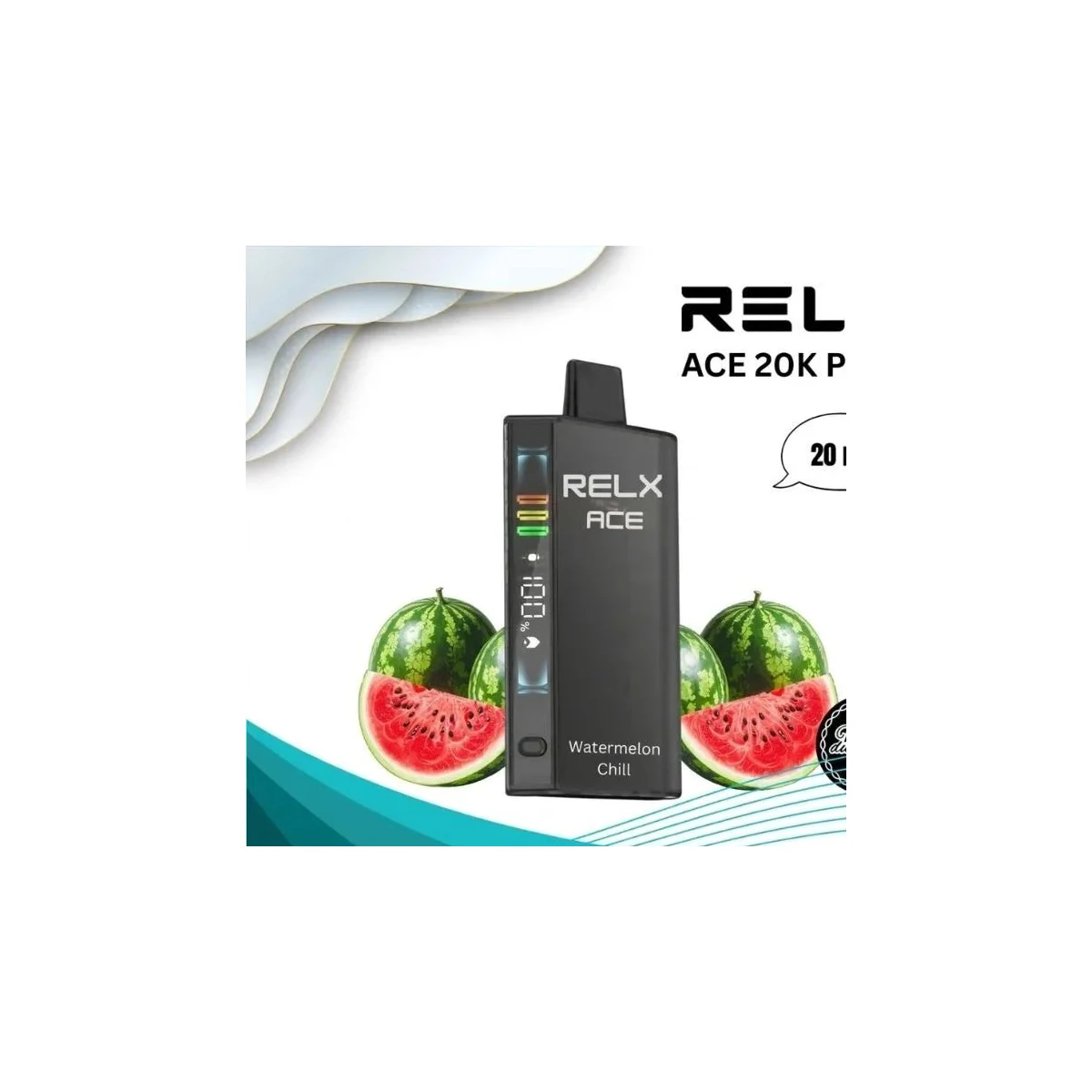Relx Ace 20000 Puffs Disposable Vape 20mg, 3 Power Modes