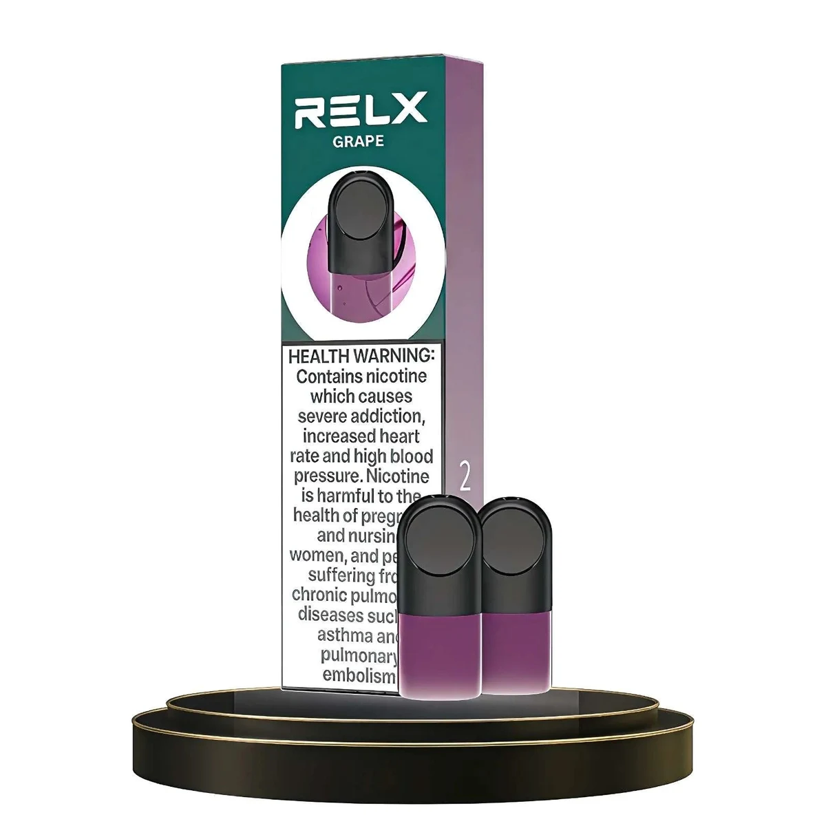 RELX Pod Pro 18mg Nicotine Salt Prefilled Pods 2-Pack