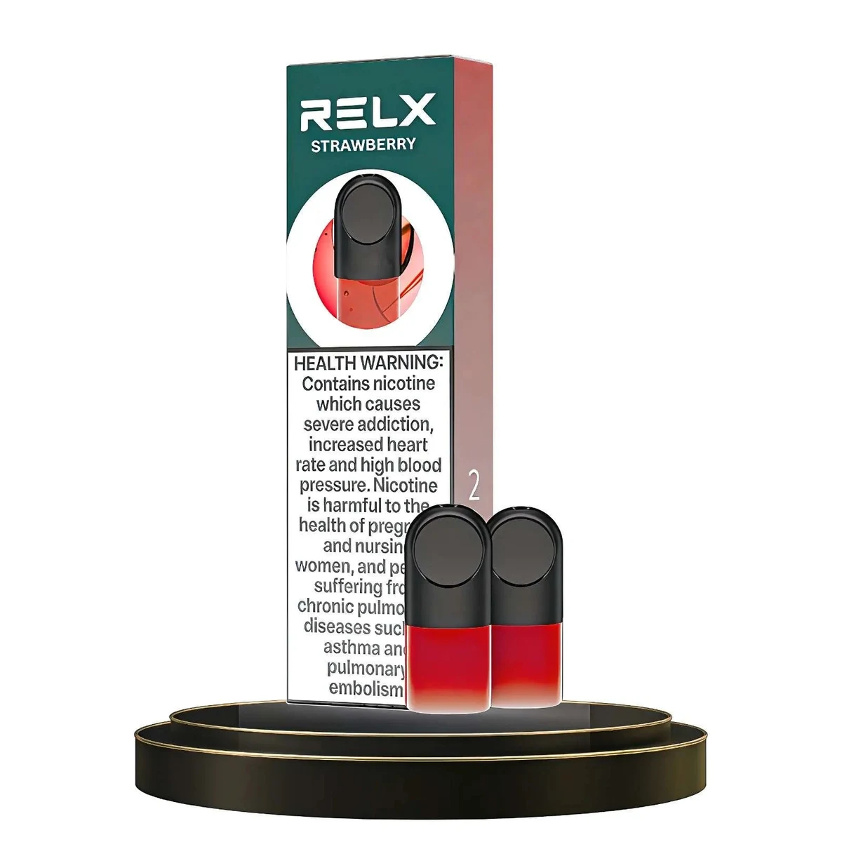 RELX Pod Pro 18mg Nicotine Salt Prefilled Pods 2-Pack