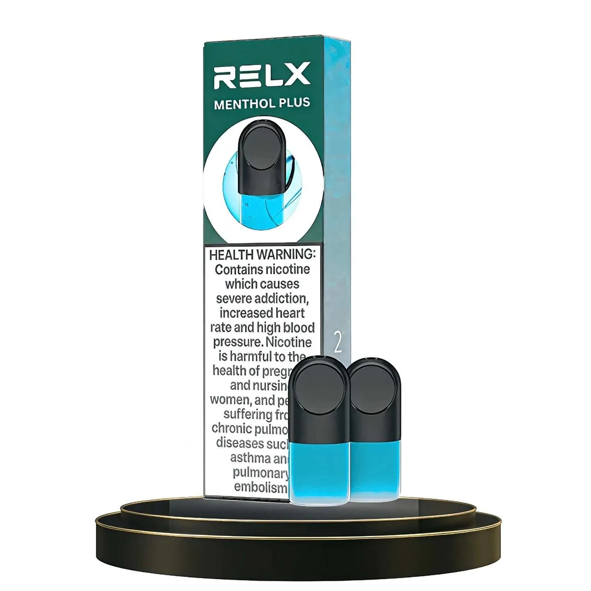 RELX Pod Pro 18mg Nicotine Salt Prefilled Pods 2-Pack