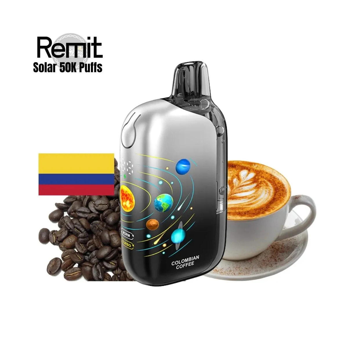 Remit Solar 50K Puffs Disposable Vape – 50mg Dual Mode