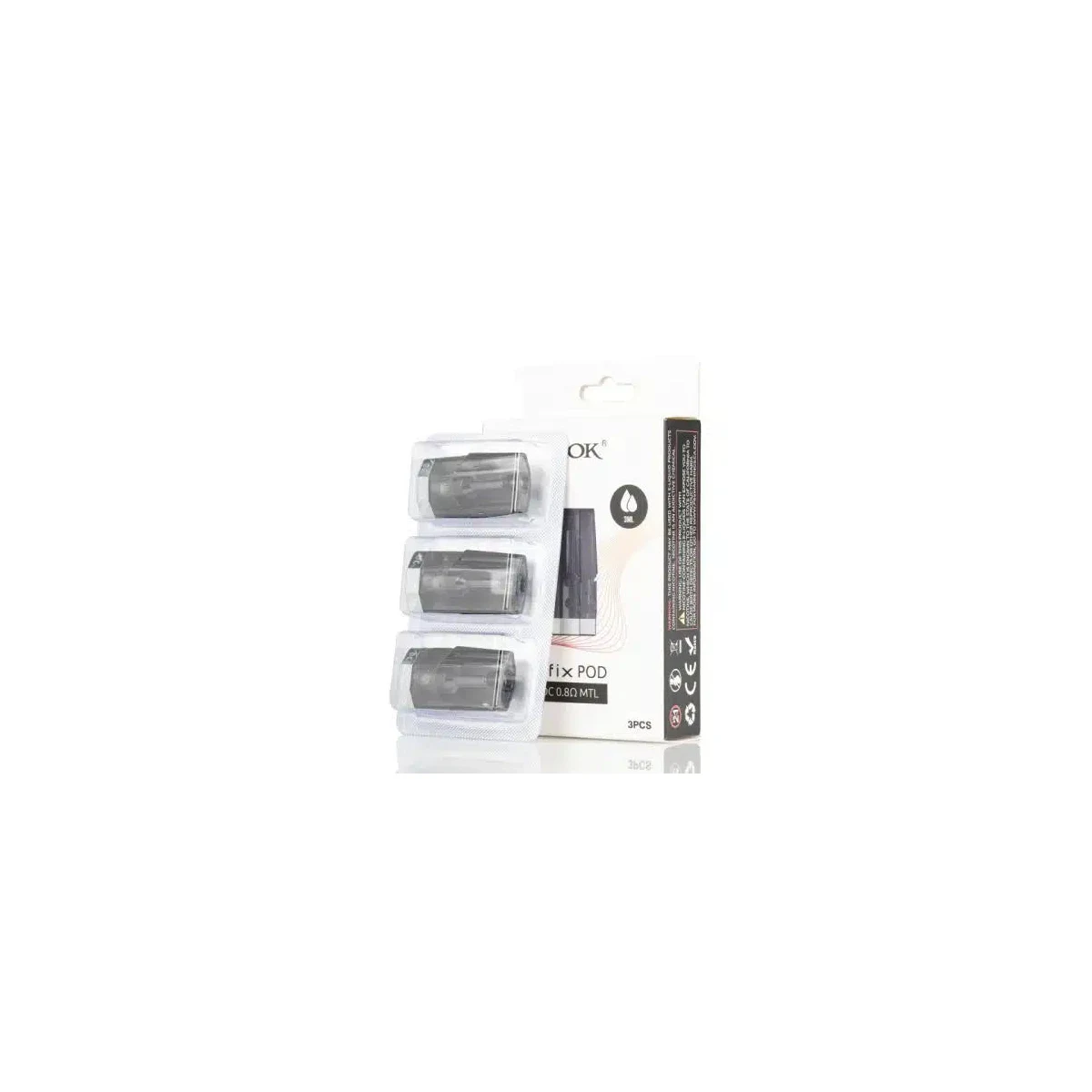 SMOK Nfix Replacement Pods 3-Pack – 3ml MTL Coil Options