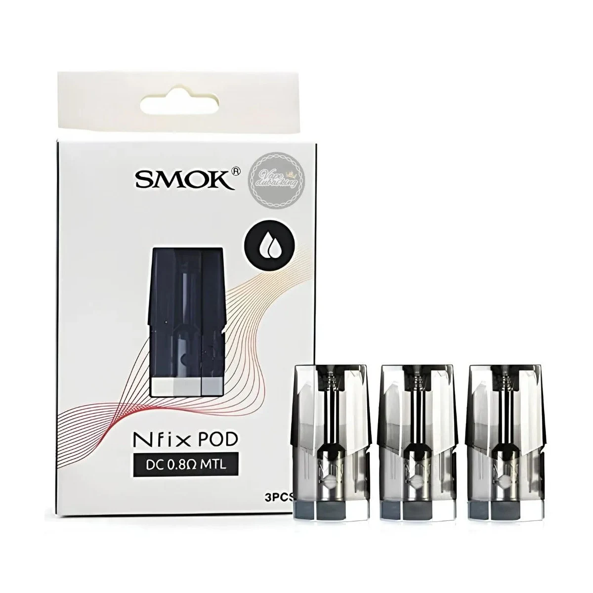 SMOK Nfix Replacement Pods 3-Pack – 3ml MTL Coil Options