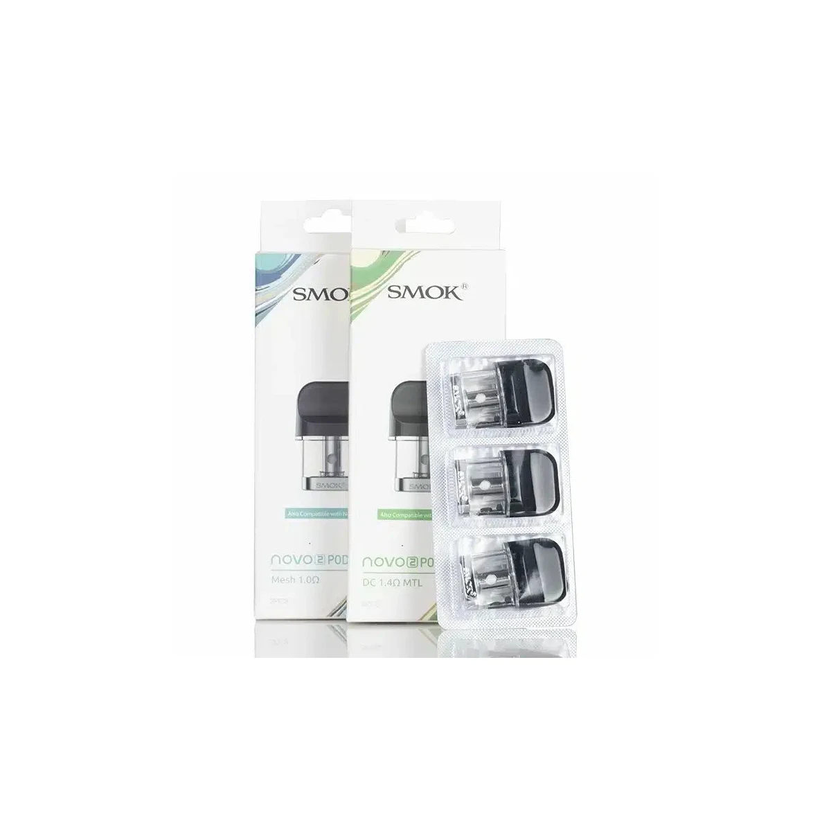 SMOK Novo 2 Replacement Pods 3-Pack 2ml MTL Cartridge