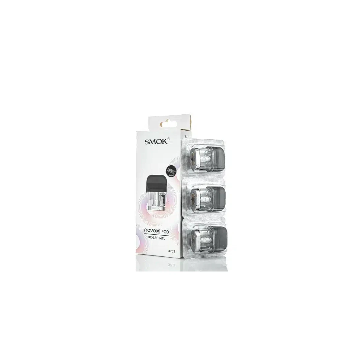 SMOK Novo X Replacement Pods โ Mesh & DC MTL 0.8ohm