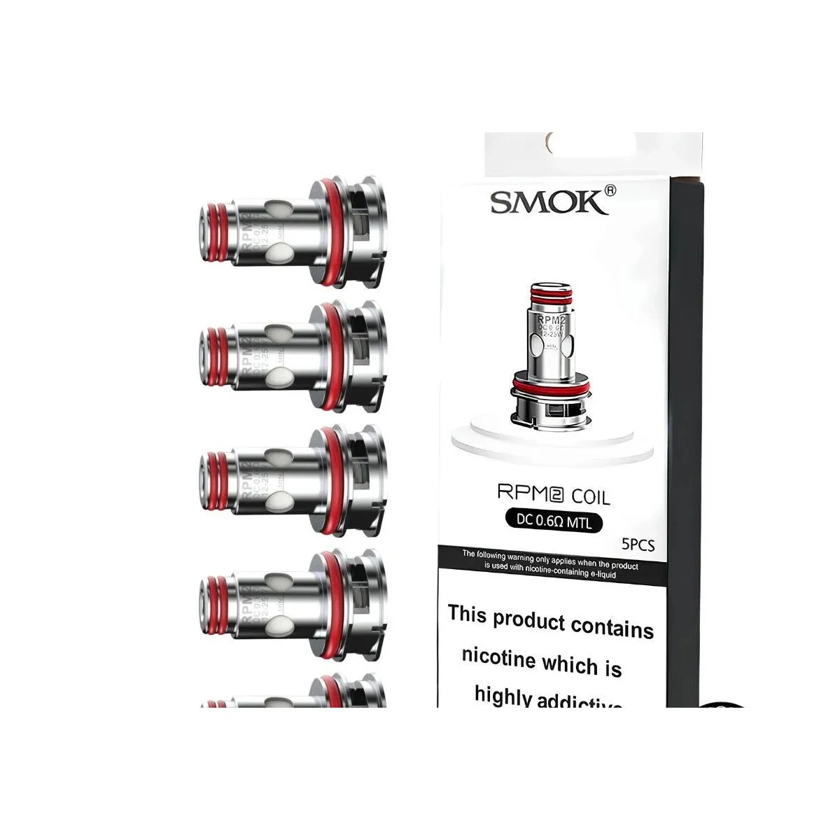 SMOK RPM 2 Replacement Coils 5-Pack – 0.16 to 0.6ohm