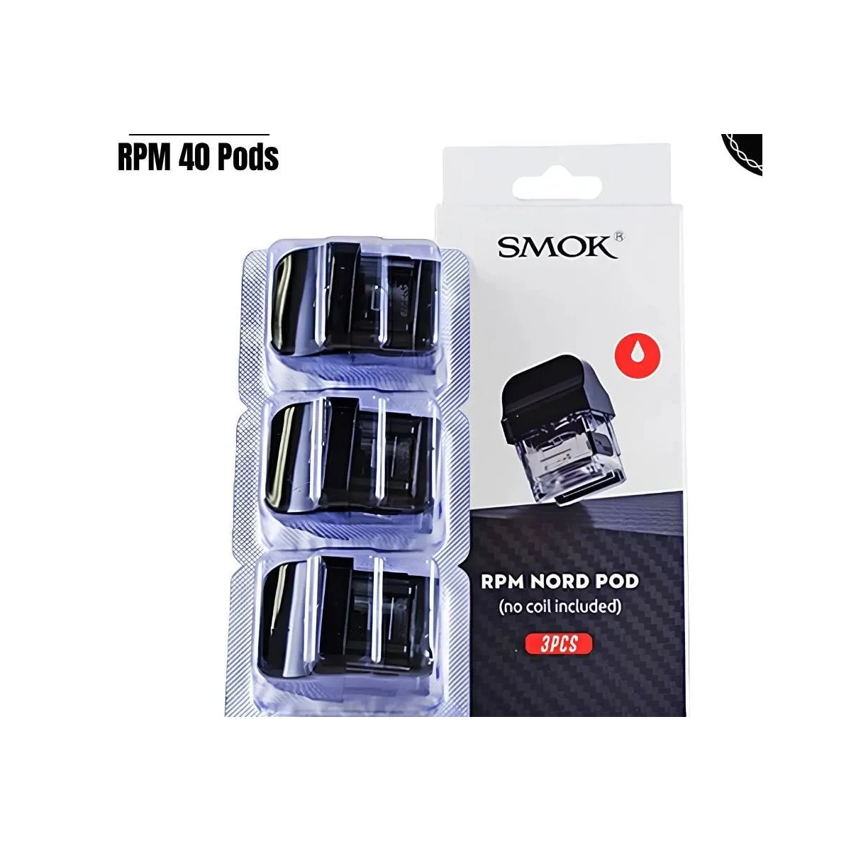 SMOK RPM Replacement Pods 3-Pack Standard or Nord Coil