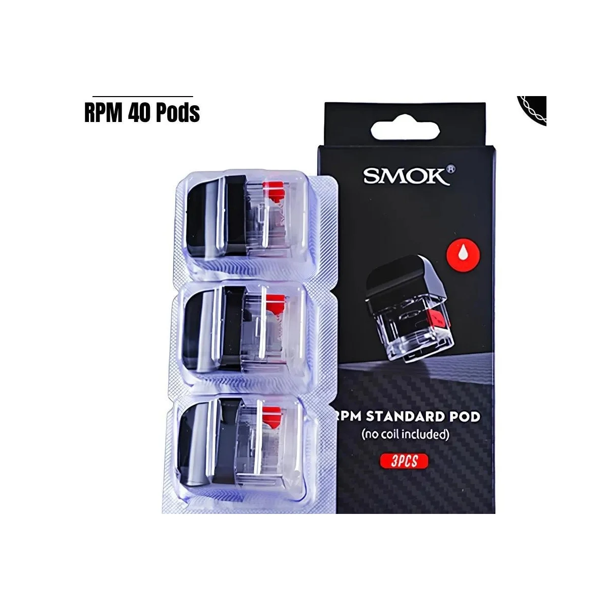 SMOK RPM Replacement Pods 3-Pack Standard or Nord Coil