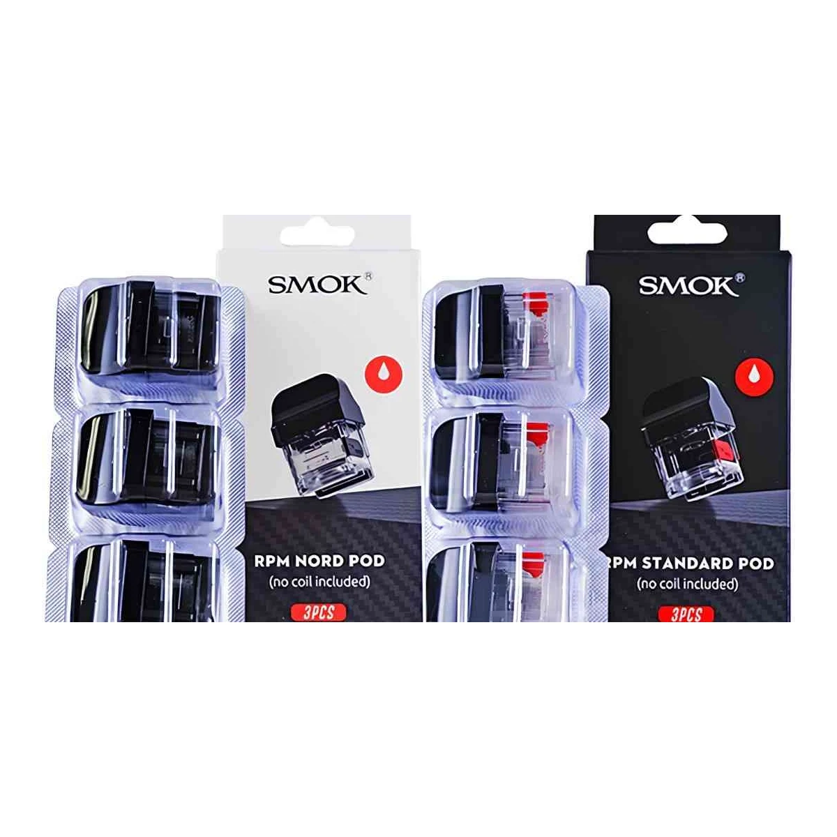SMOK RPM Replacement Pods 3-Pack Standard or Nord Coil