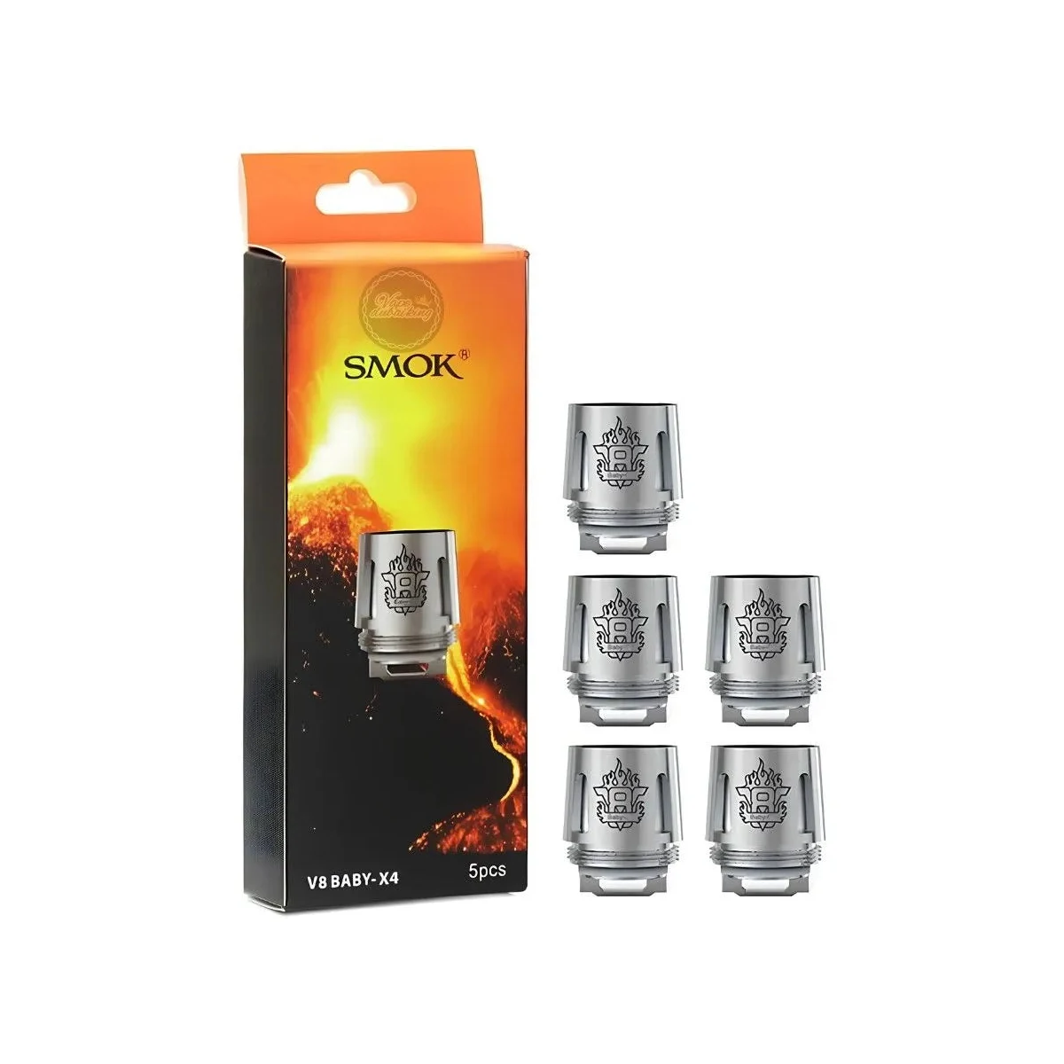SMOK TFV8 Baby Replacement Coils 5-Pack Sub-Ohm Set