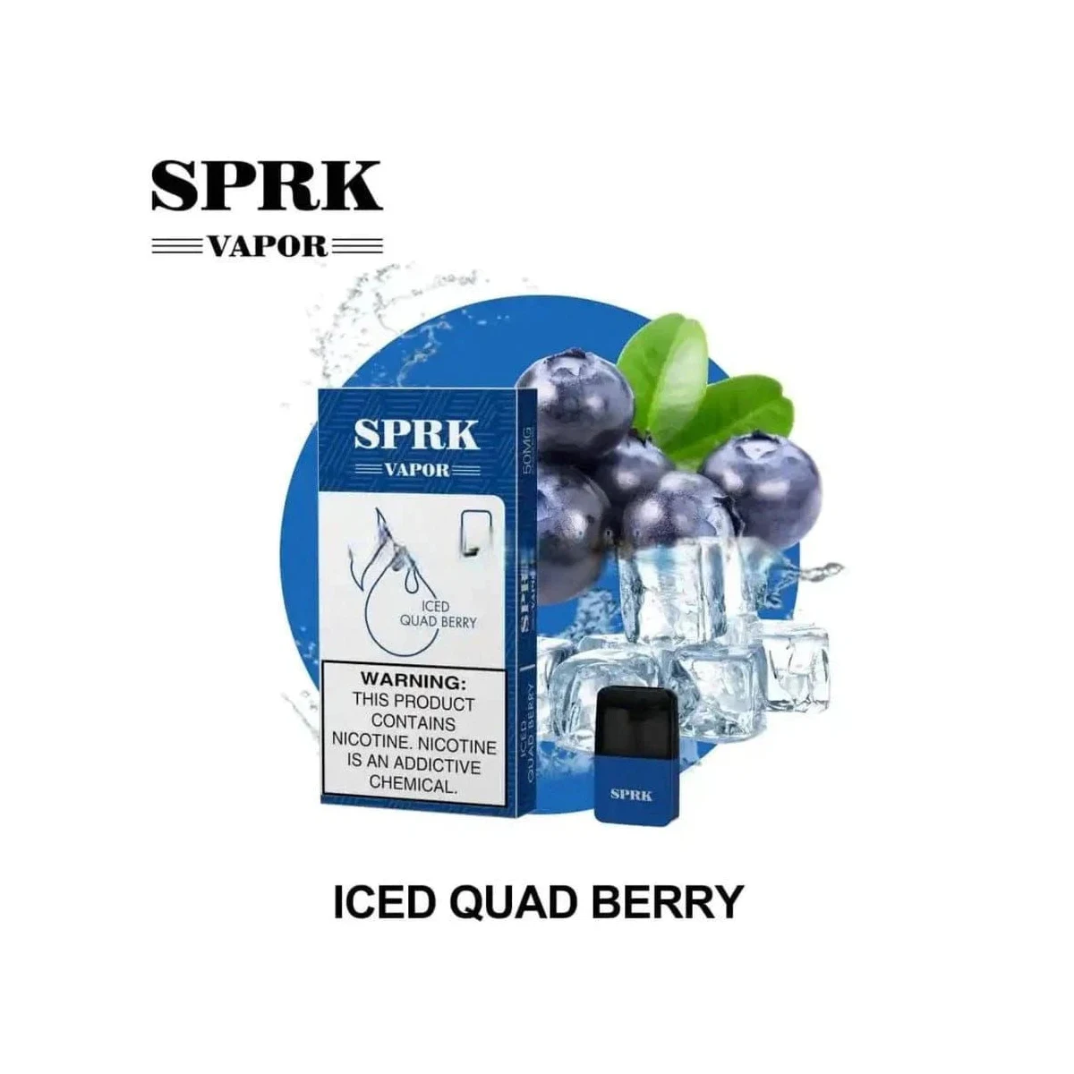 SPRK Vapor Basic Pods 50mg – Myle V4 Compatible Pack