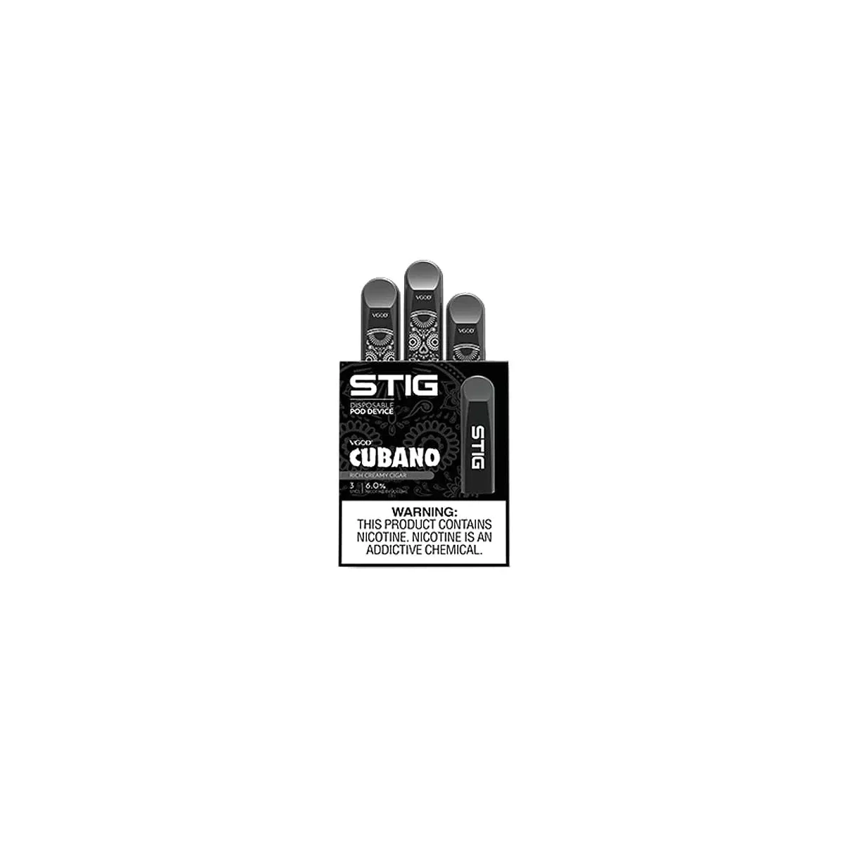 VGOD Stig Disposable Vape Stick 60mg Nicotine Salt