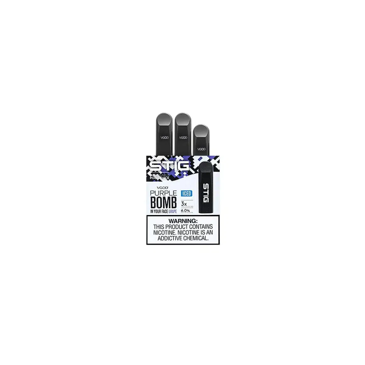 VGOD Stig Disposable Vape Stick 60mg Nicotine Salt