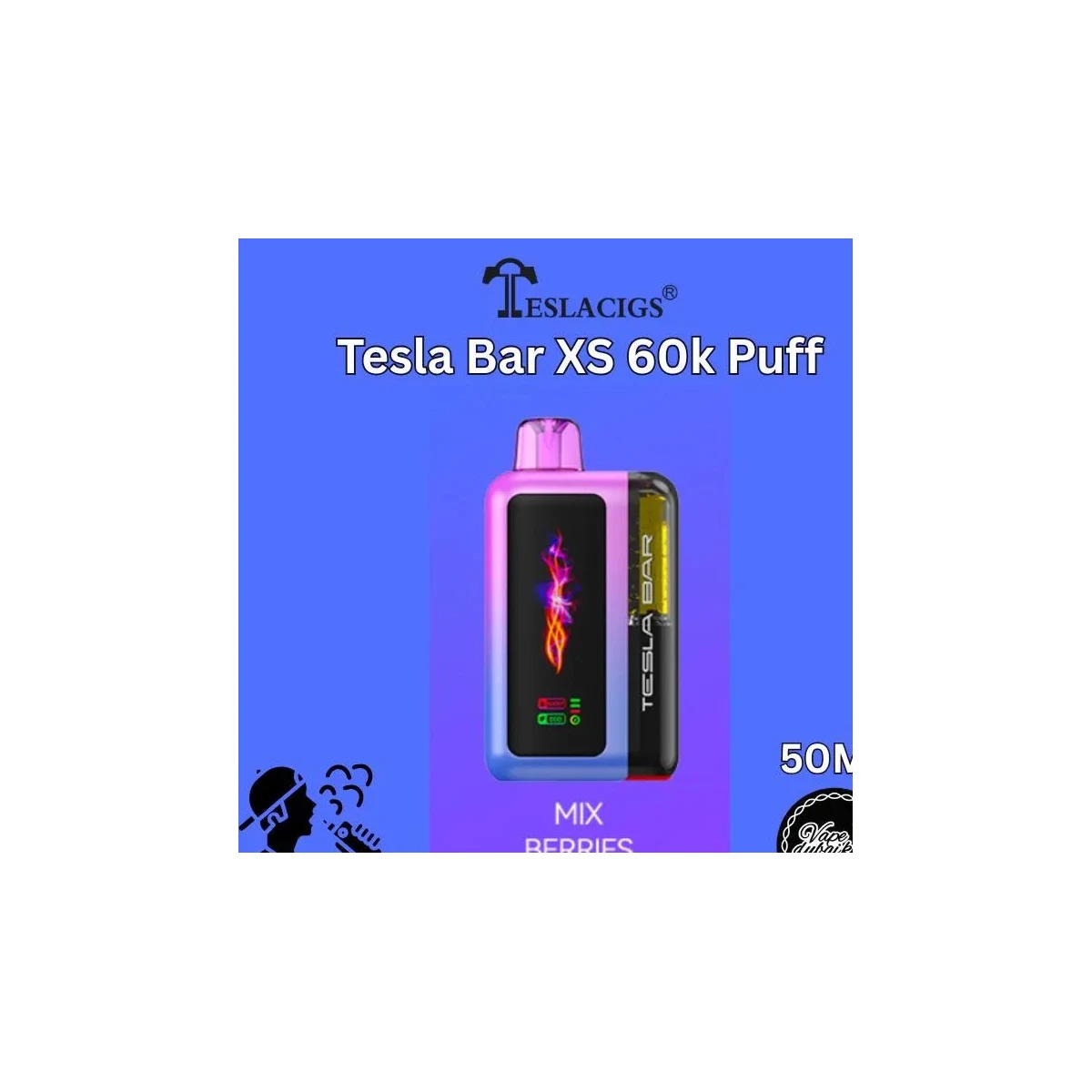 Tesla Bar XS 60000 Puffs 50mg Disposable Vape