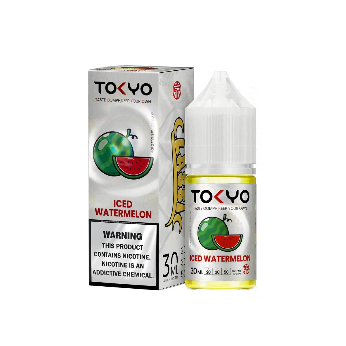Tokyo Saltnic Classic Series 50mg Iced E-Liquid 30ml