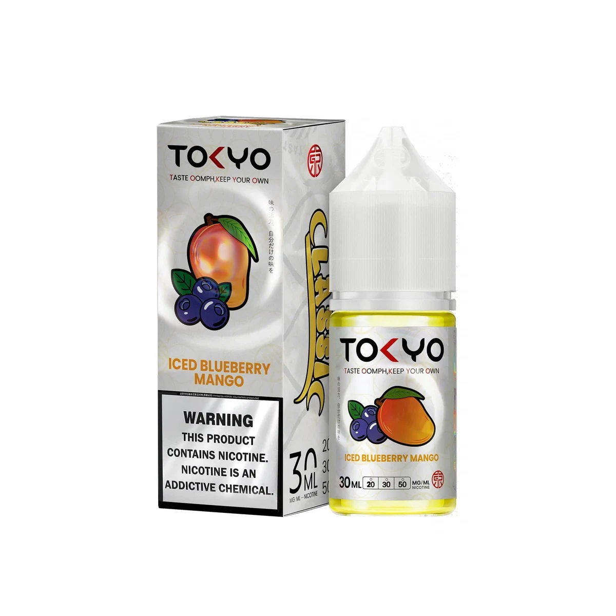 Tokyo Saltnic Classic Series 50mg Iced E-Liquid 30ml