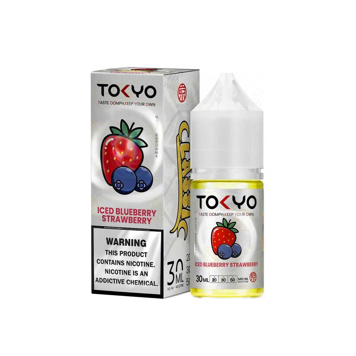 Tokyo Saltnic Classic Series 50mg Iced E-Liquid 30ml