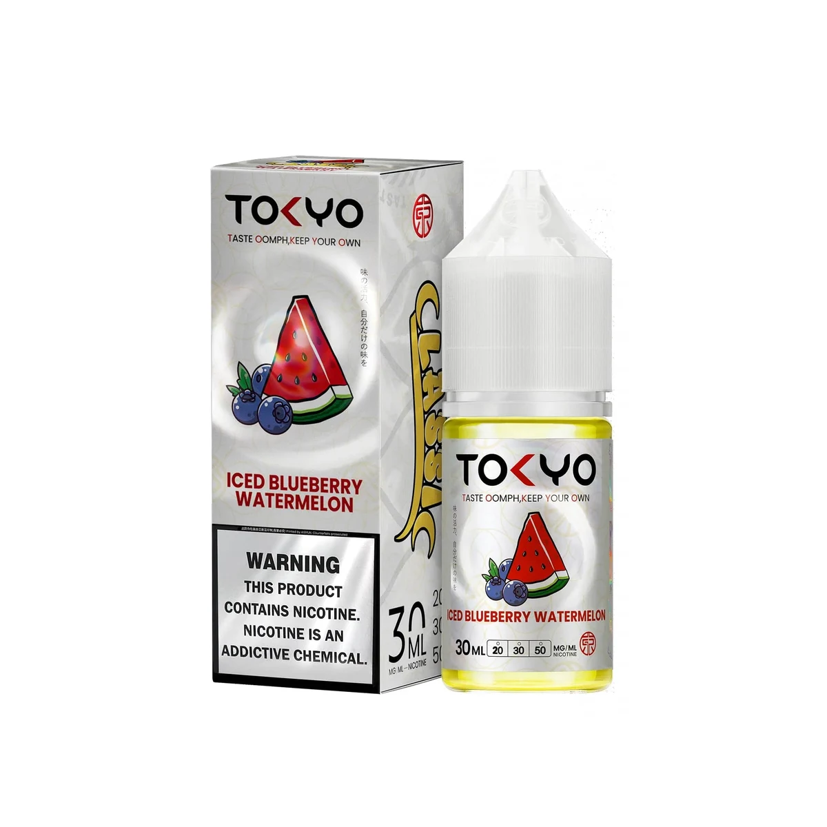 Tokyo Saltnic Classic Series 50mg Iced E-Liquid 30ml