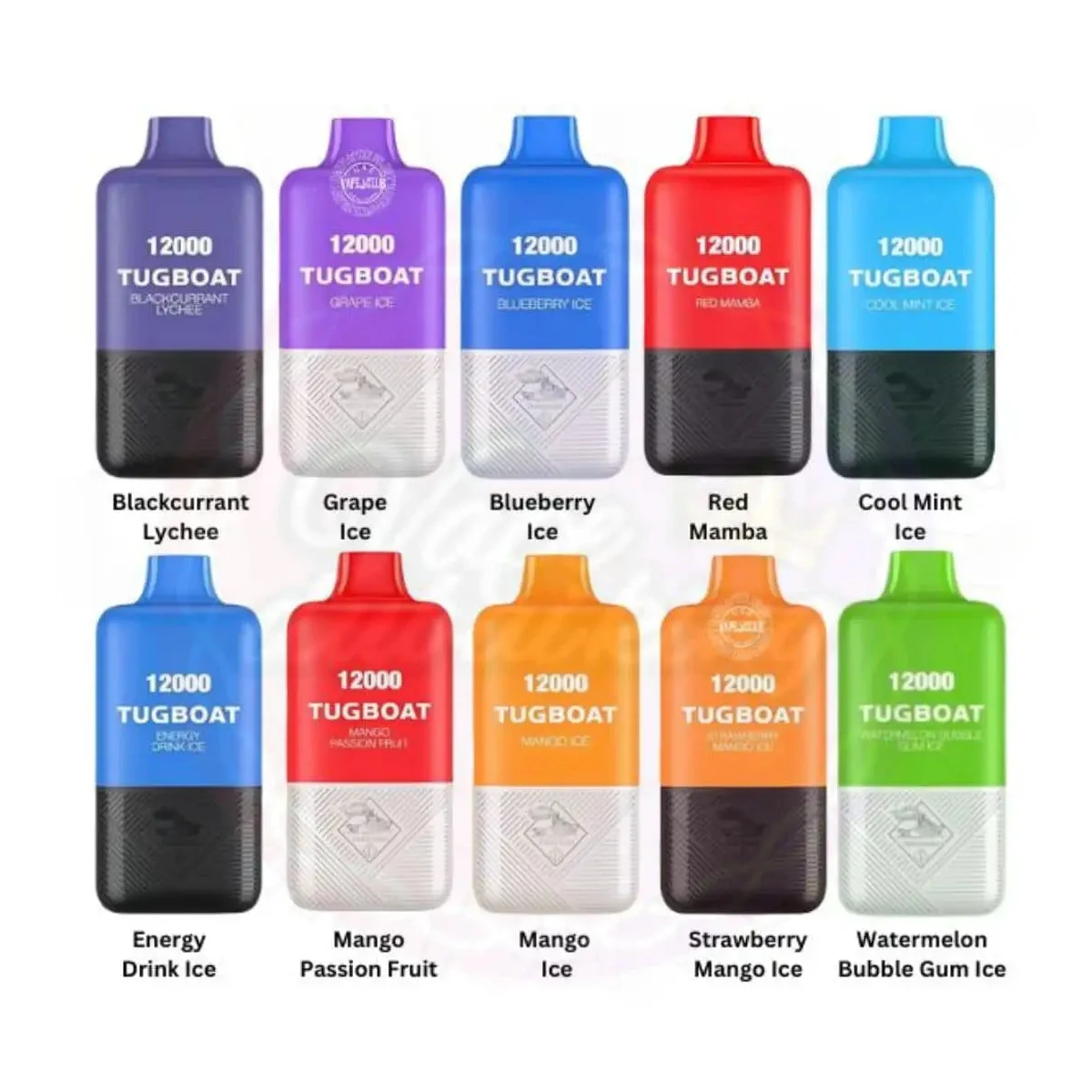 Tugboat Super 12000 Puffs Disposable Vape 5% Nicotine