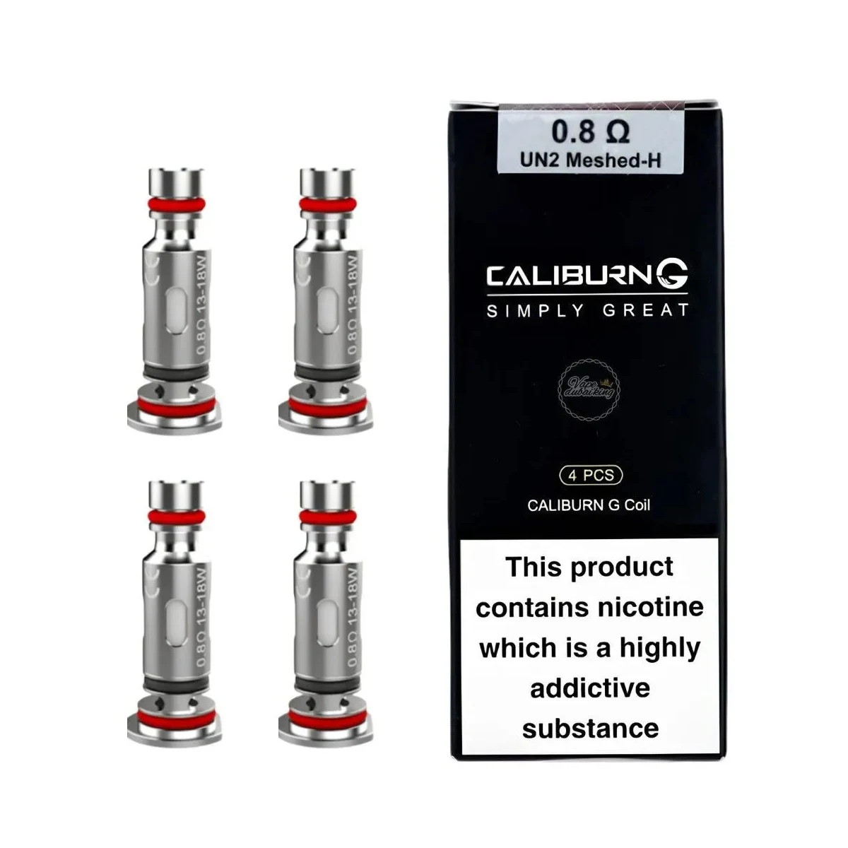 Uwell Caliburn G Replacement Coils โ FeCrAl Mesh 4-Pack