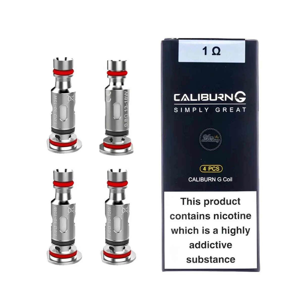 Uwell Caliburn G Replacement Coils – FeCrAl Mesh 4-Pack
