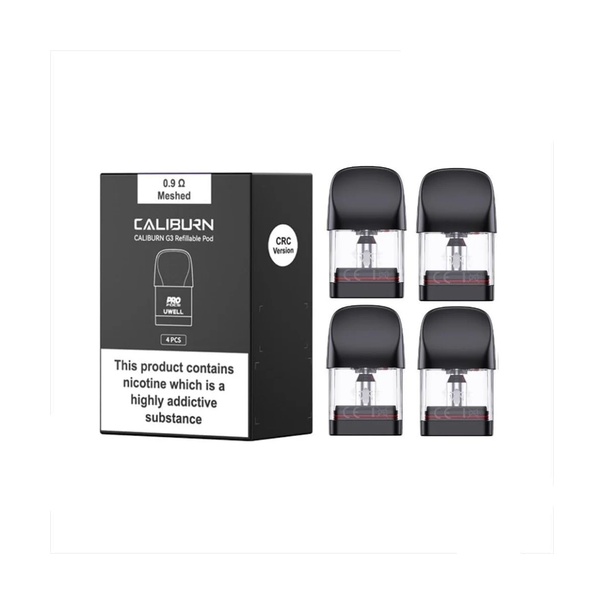 Uwell Caliburn G3 Pod Cartridge 2.5ml Mesh Coil 4-Pack